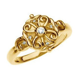The Zenaide Accented Engagement Ring