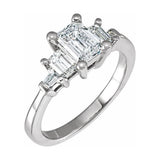 The Zenia Wedding Band - view 2