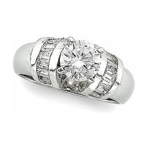 The Ivoria Accented Engagement Ring