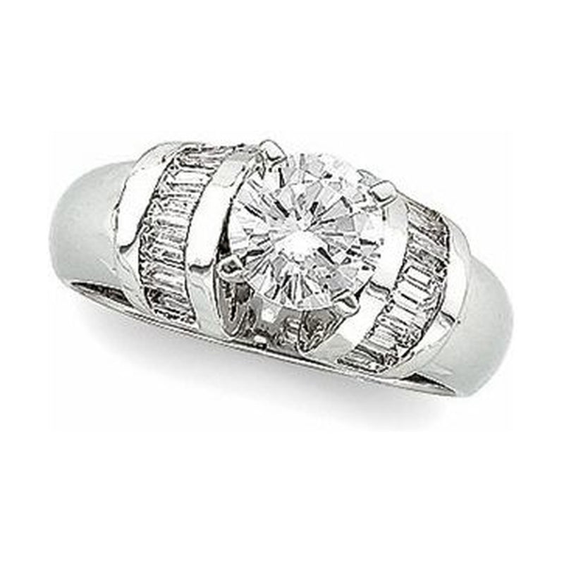 The Ivoria Accented Engagement Ring