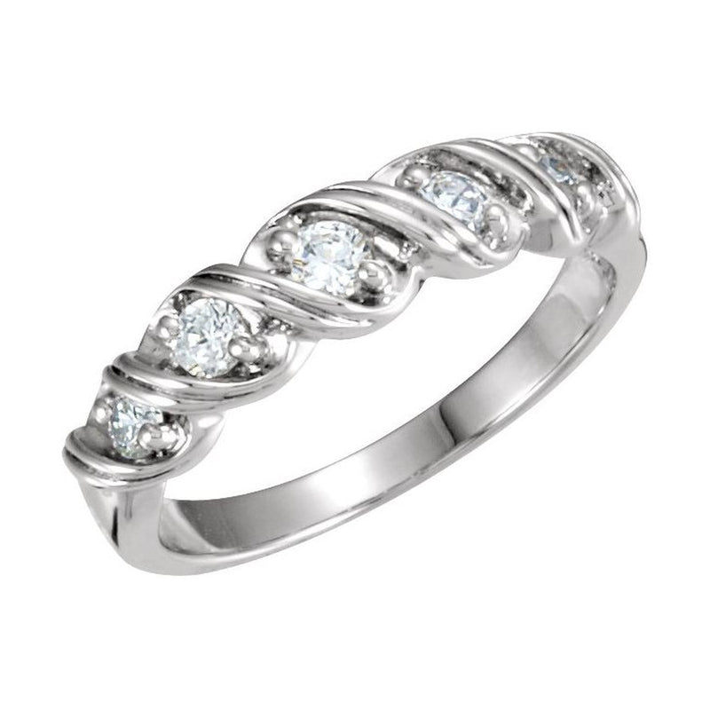 The Peridot Anniversary Band - view 2