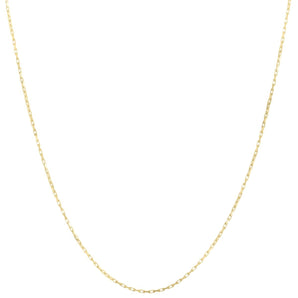 14K Gold 1.3mm French Cable Chain