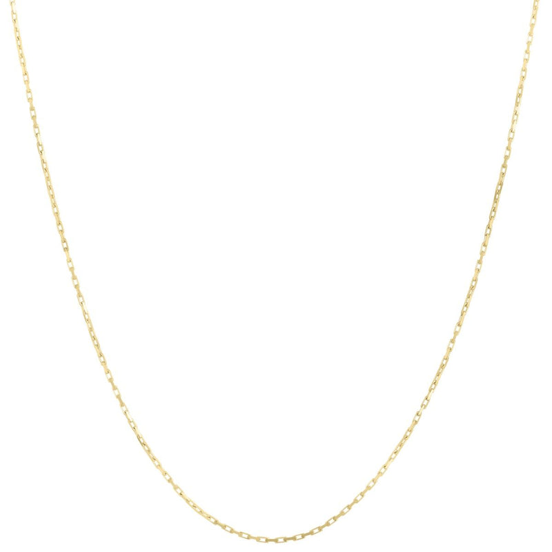14K Gold 1.3mm French Cable Chain