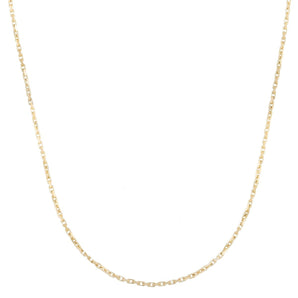 14K Gold 1.9mm French Cable Chain