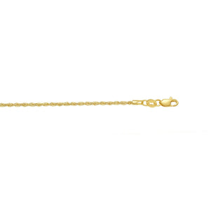 14K Gold 1.5mm Lite Rope Chain 