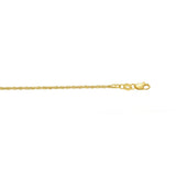 14K Gold 1.5mm Lite Rope Chain 