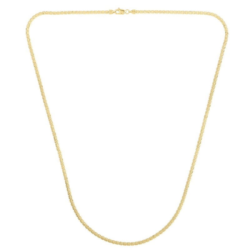 14K 2.74mm Fancy Ice Chain 