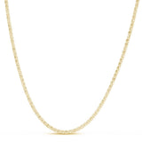 14K 2.74mm Fancy Ice Chain 