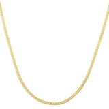 14K 3.3mm Fancy Ice Chain 
