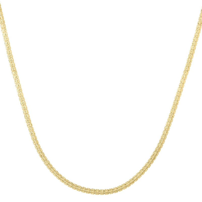 14K 3.3mm Fancy Ice Chain 