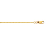 18K Gold .6mm Classic Box Chain 