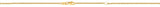 18K Gold 1.8mm Extendable Cable Chain