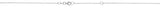 18K Gold 1.0mm Extendable Cable Chain 