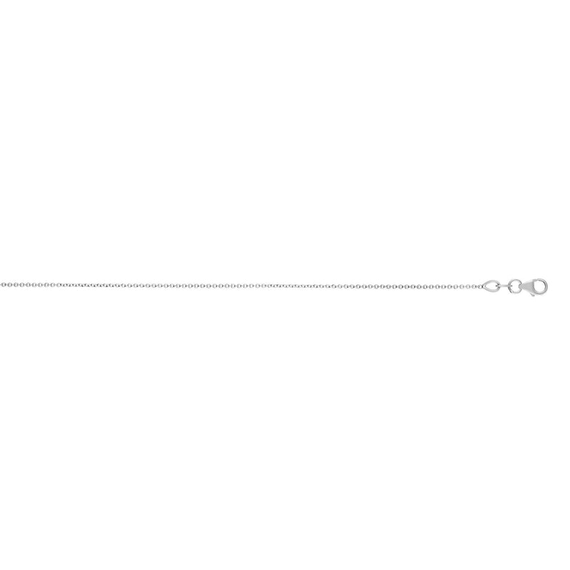 18K Gold 1.0mm Extendable Cable Chain 