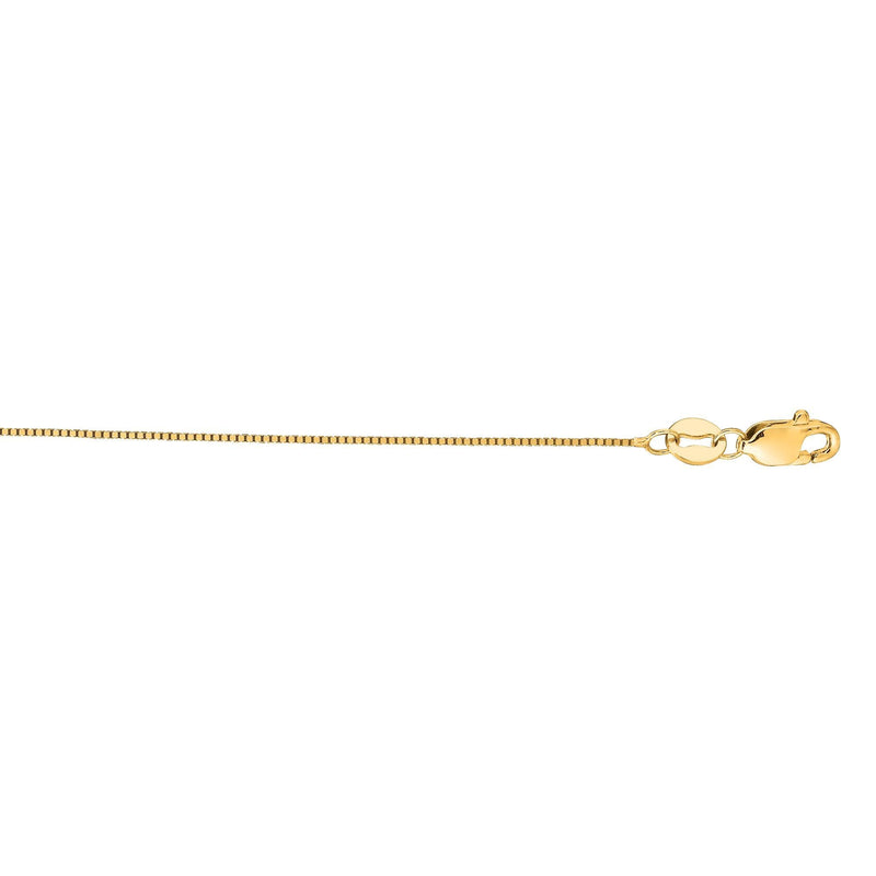 14K Gold .45mm Classic Box Chain 