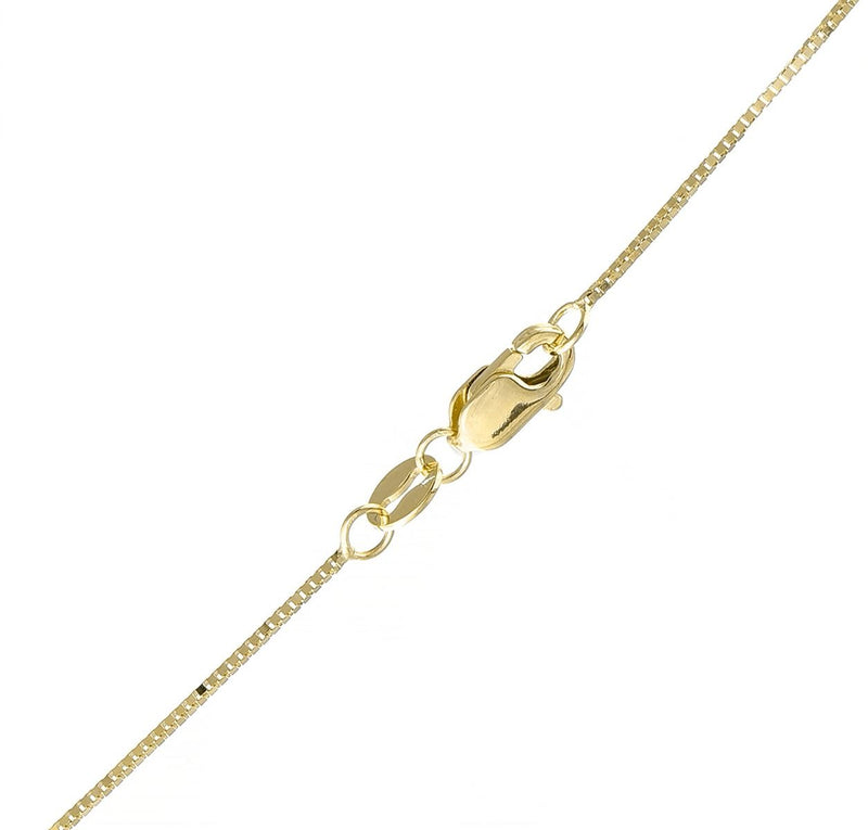 14K Gold .60mm Classic Box Chain 