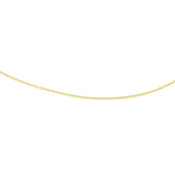 14K Gold 2.5mm Textured Cable Chain 