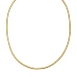 14K 3.3mm Lite Oval Snake Chain