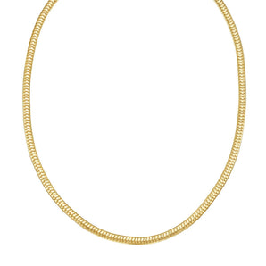 14K 4.5mm Lite Oval Snake Chain