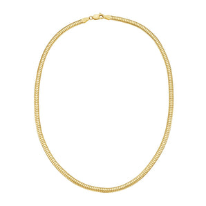 14K 4.5mm Lite Oval Snake Chain