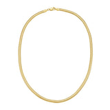 14K 4.5mm Lite Oval Snake Chain