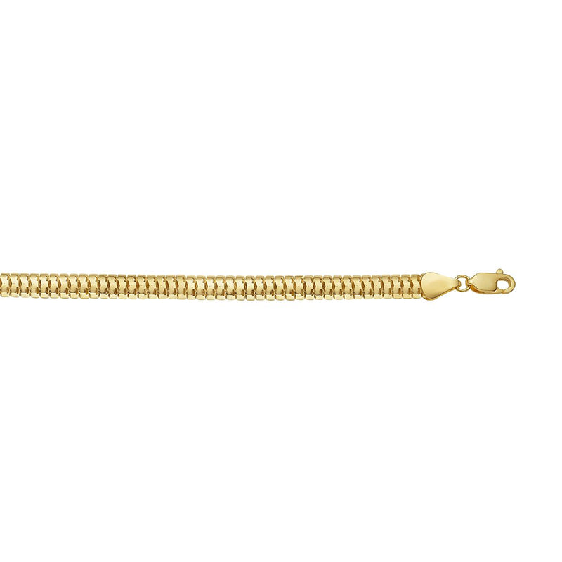 14K 5.7mm Lite Oval Snake Chain