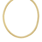 14K 6.5mm Lite Oval Snake Chain