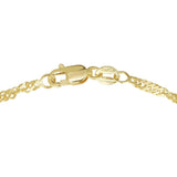 14K Gold 1.3mm Singapore Chain