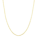 14K Gold 1.8mm Singapore Chain