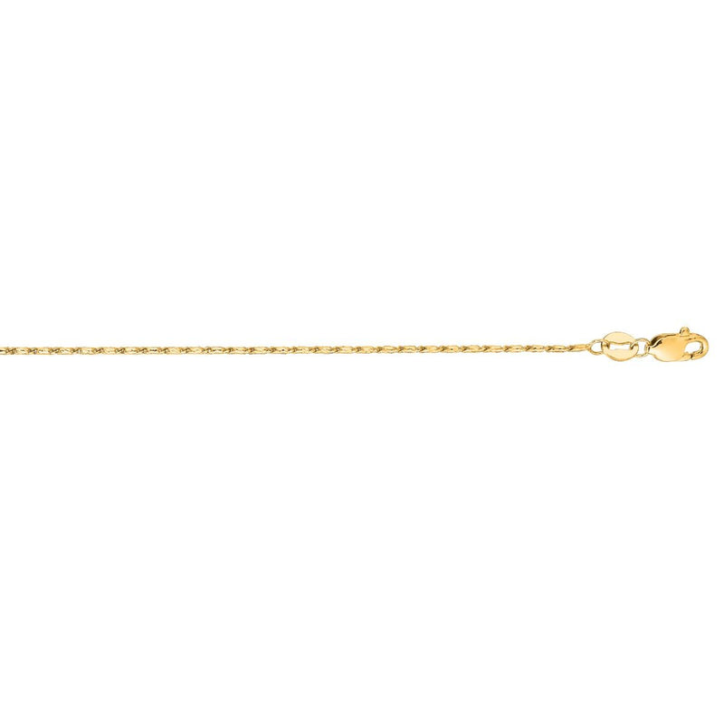 14K Gold 1mm Lumina Chain 