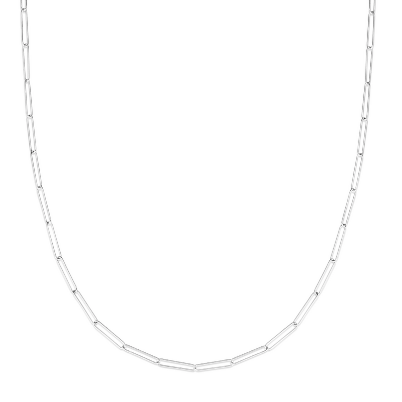 14K Lungo Paperclip Chain