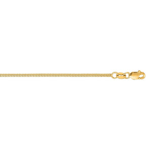14K Gold 1.1mm Milano Chain 