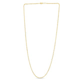 14K 2mm Moon Chain
