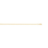 14K 2mm Moon Chain