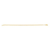 14K 3mm Moon Chain