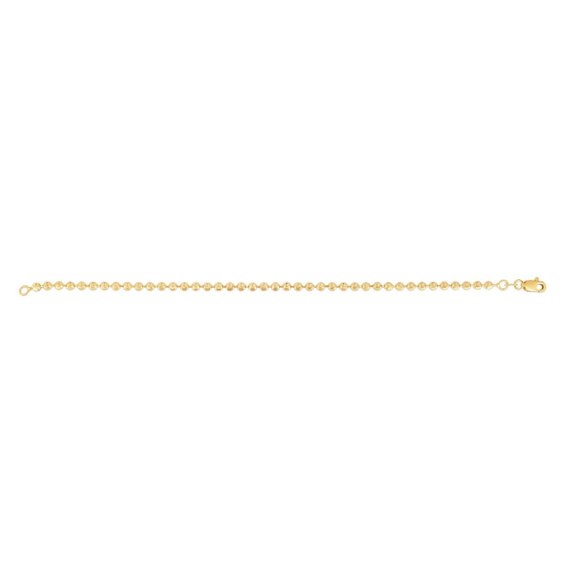 14K 3mm Moon Chain