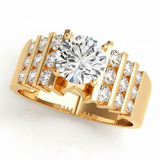 Multi-Row Engagement Ring (50175-E) — Yellow Gold