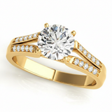 Multi-Row Engagement Ring (50262-E) — Yellow Gold