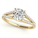 Multirow Engagement Ring — Yellow Gold