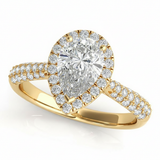 Multirow Engagement Ring — Yellow Gold