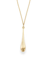 14K Gold Tear Drop Necklace