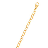 14K Gold Polished Mini Oval Link Chain