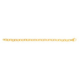 14K Gold Polished Mini Oval Link Chain