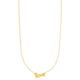 14K Gold Love Necklace