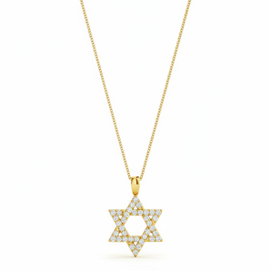5/8 ctw Lab-Grown Diamond Necklace (LGNK013) — Yellow Gold
