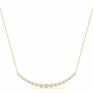1 1/2 ctw Lab-Grown Diamond Necklace — Yellow Gold