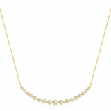 1 1/2 ctw Lab-Grown Diamond Necklace — Yellow Gold