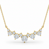 7/8 ctw Lab-Grown Diamond Necklace (LGNK018) — Yellow Gold