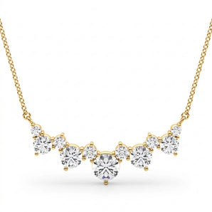 7/8 ctw Lab-Grown Diamond Necklace (LGNK018) — Yellow Gold