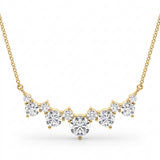 7/8 ctw Lab-Grown Diamond Necklace (LGNK018) — Yellow Gold